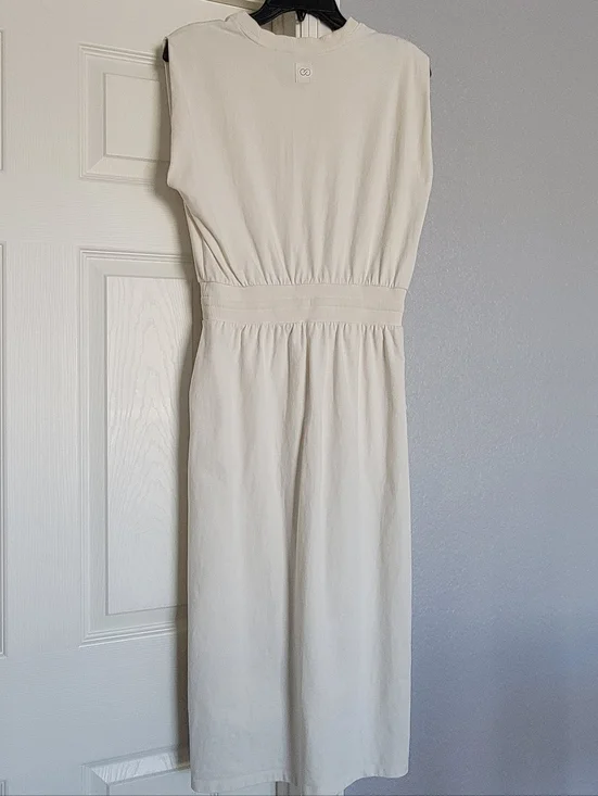 Calia Sleeveless Drawstring Midi Dress - Picture 2 of 3
